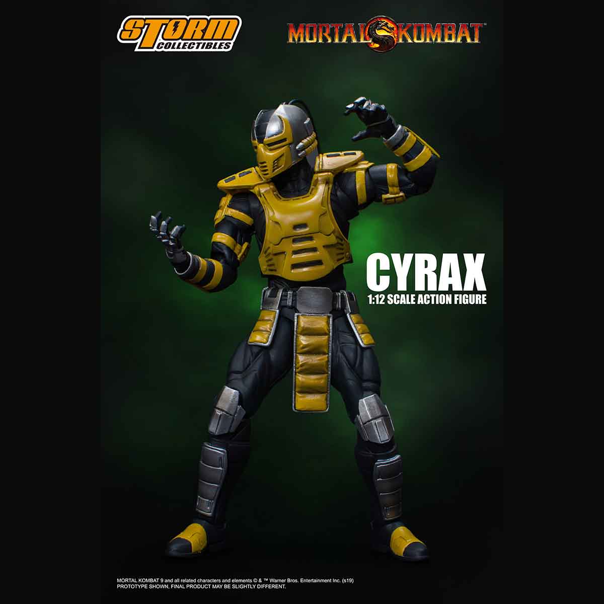 Storm Collectibles Mortal Kombat Action Figure - Cyrax with Signature Accessories