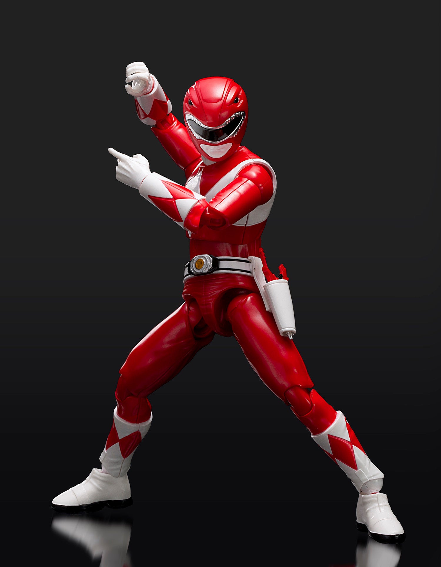 Flame Toys Pre - painted Plastic Model Kit of Power Rangers Furai Red Ranger