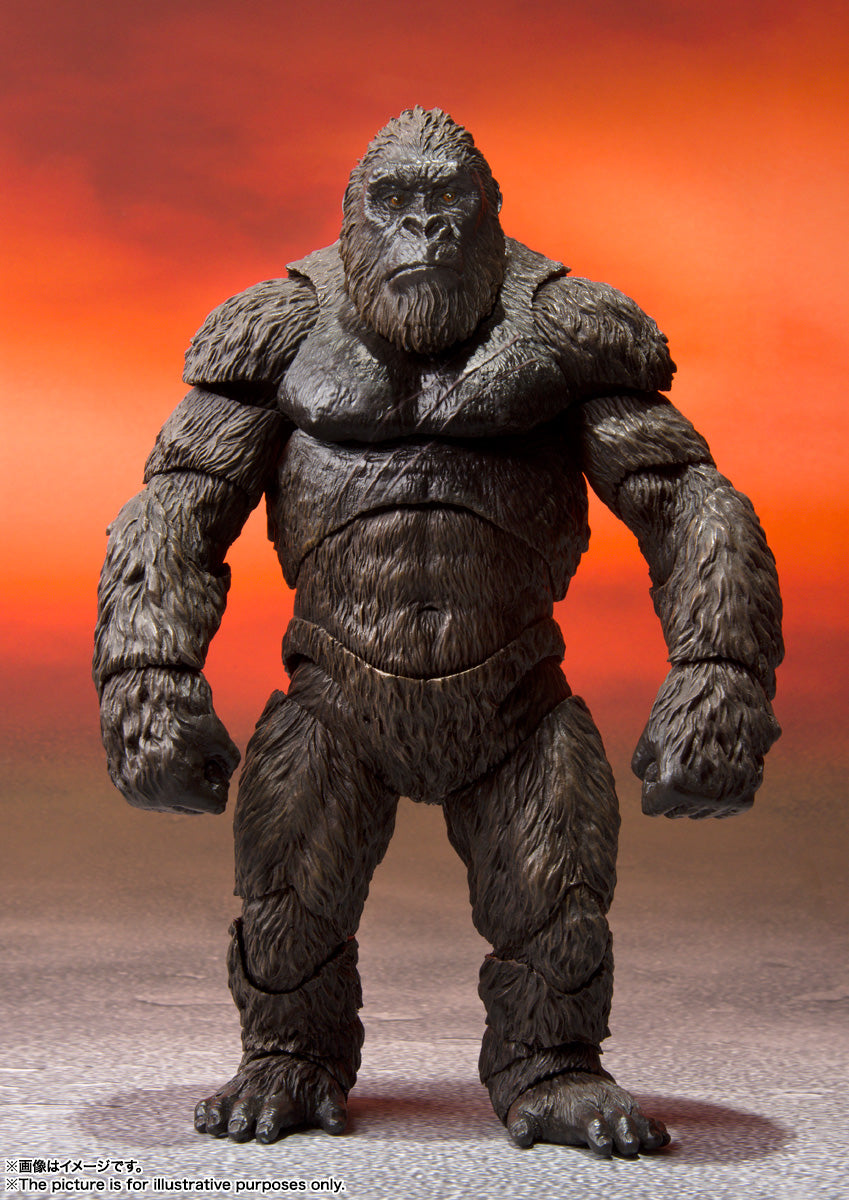 SH MonsterArts Collectible Figure - King Kong from the 2021 Movie Godzilla VS Kong