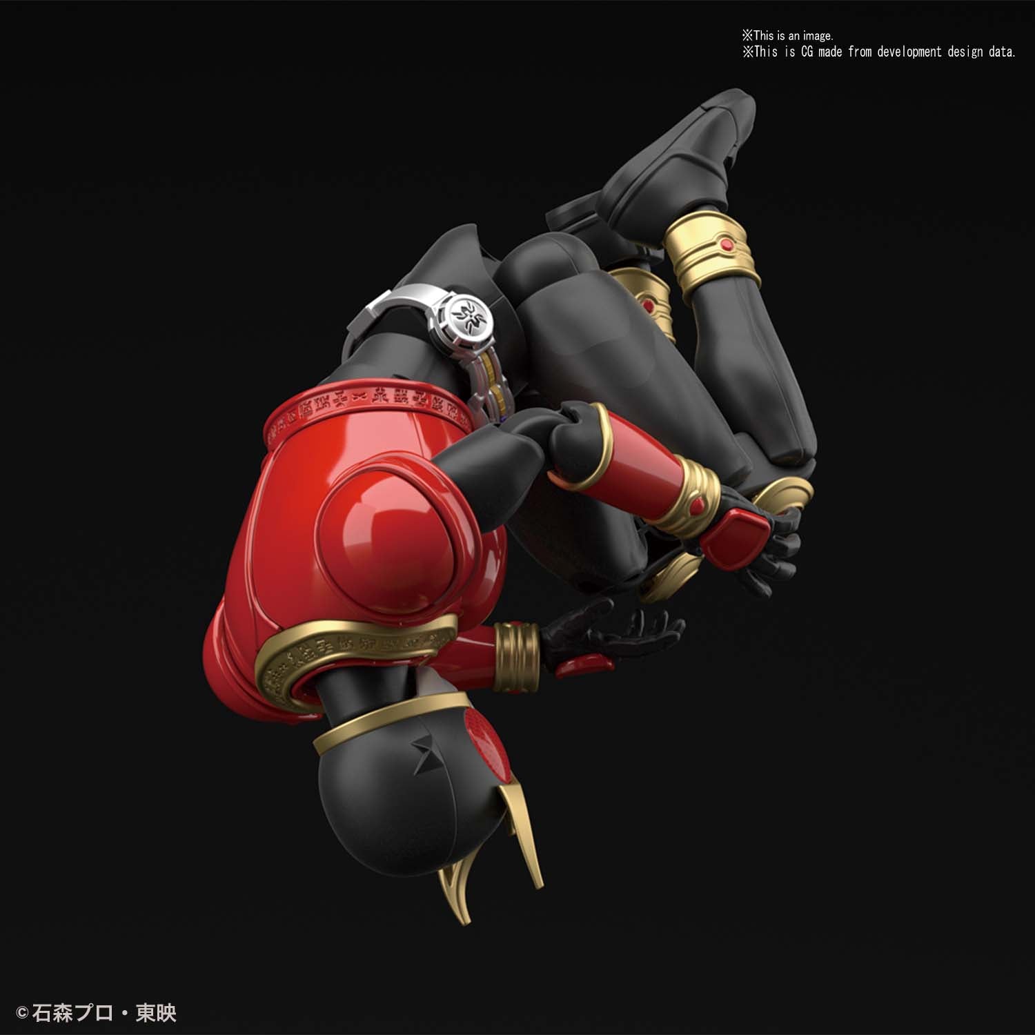 Figure Rise Standard Model Kit of Kamen Rider Kuuga in Mighty Form