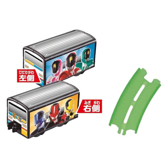 Lupinranger VS Patoranger Collectible Chararail Set with Winding Main Cars