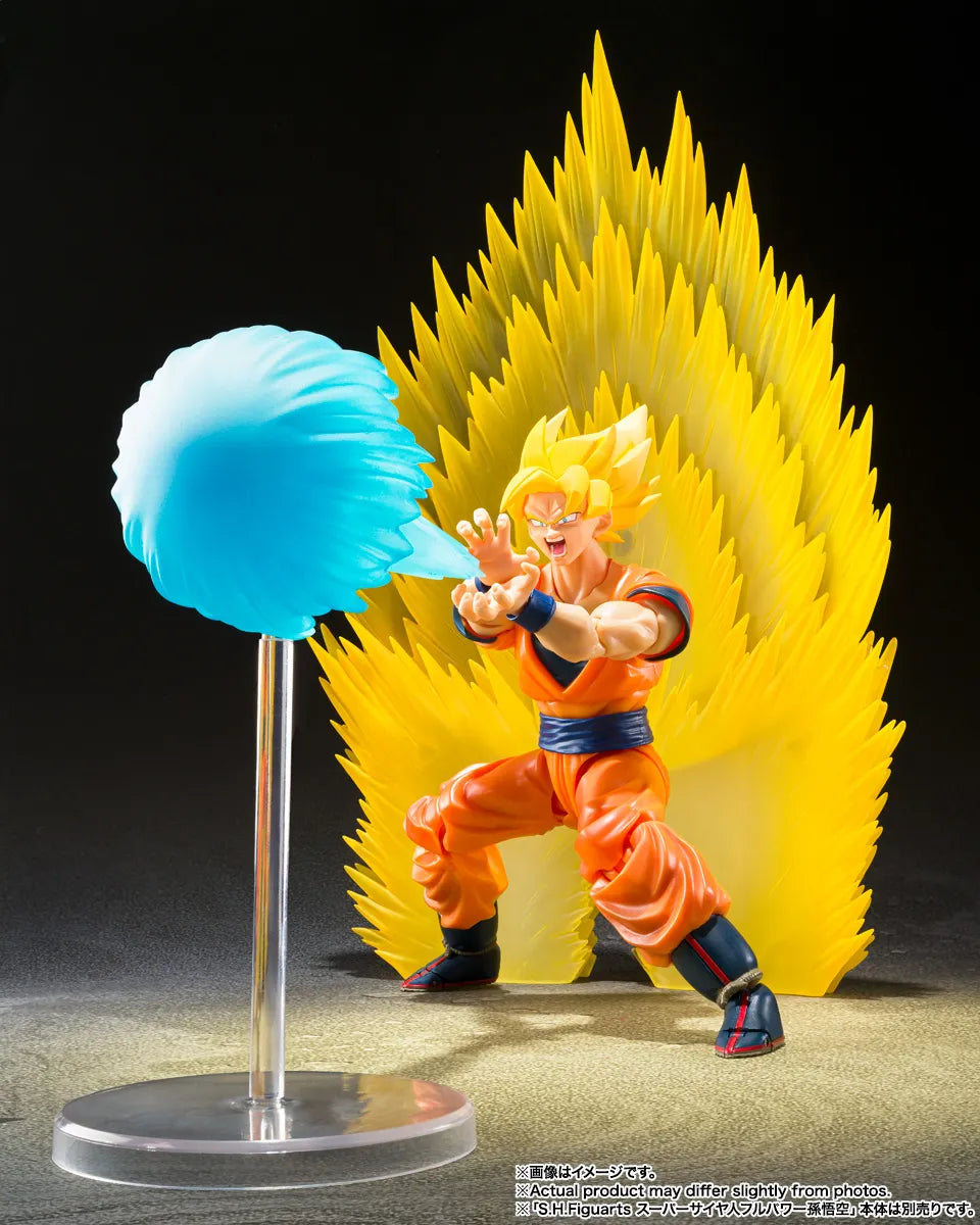 SH Figuarts Action Figure Accessories - Super Saiyan Goku Teleport Kamehameha Effect Parts Set
