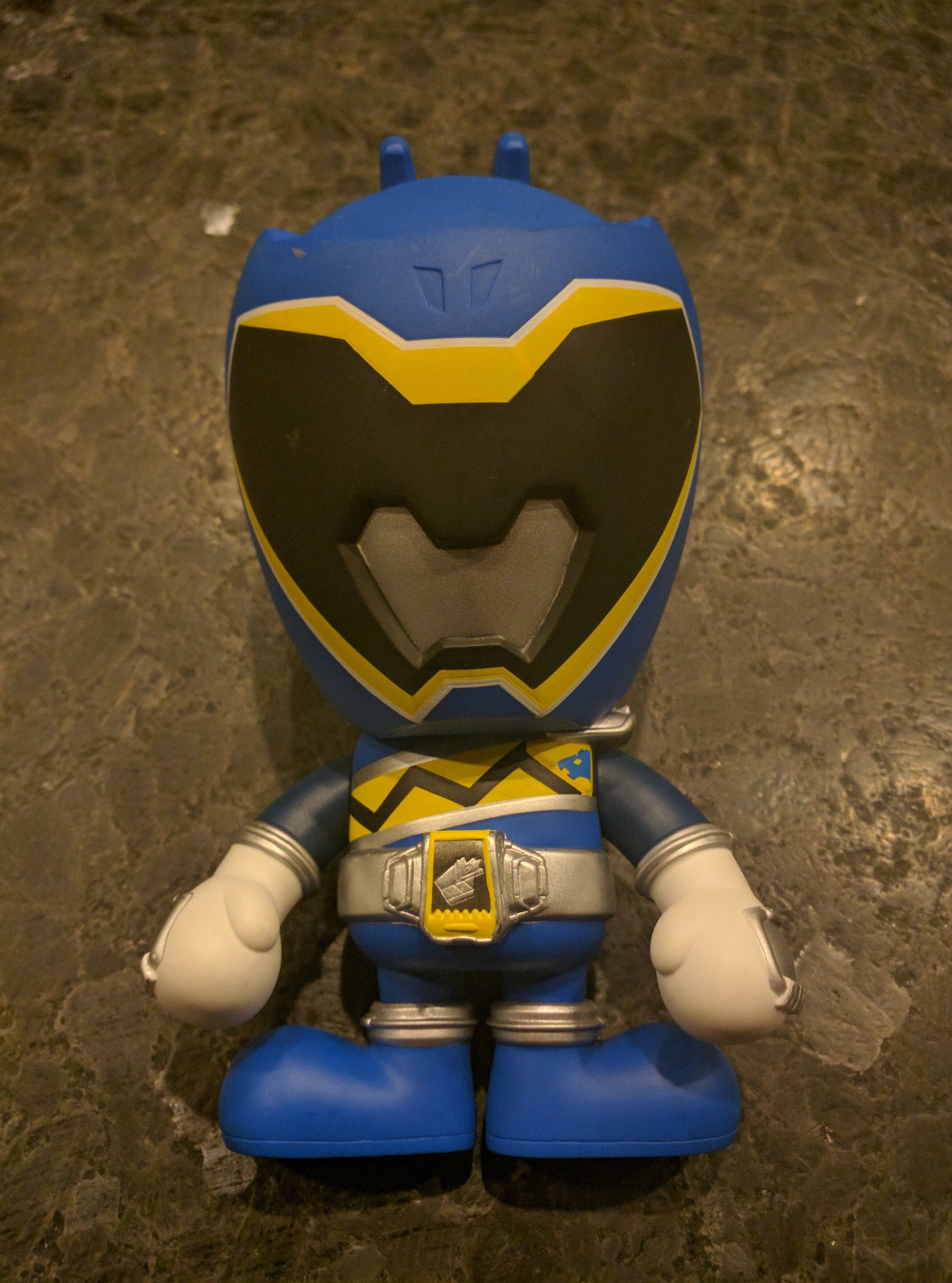 Blue Dinosaur Themed Vinyl Collectible Figure