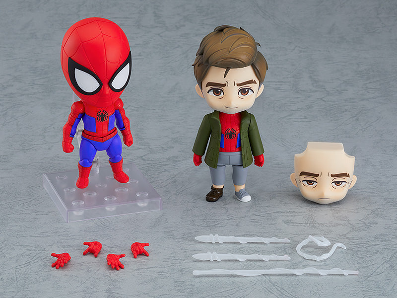 High - Quality Nendoroid Collectible Figure of Peter Parker from Spider - Verse with DX Version