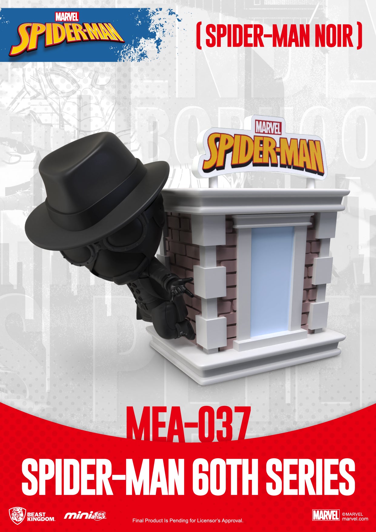 Spider-Man 60th Anniversary MEA - 037 Mini Egg Attack Collectible Figure Display