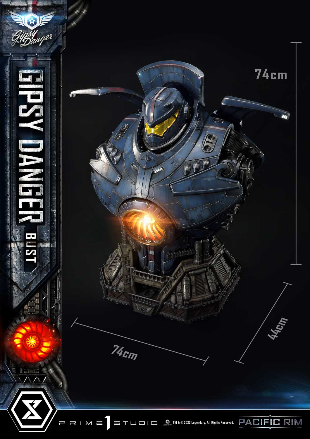 Pacific Rim Gipsy Danger Life - Size Bust Collectible Model