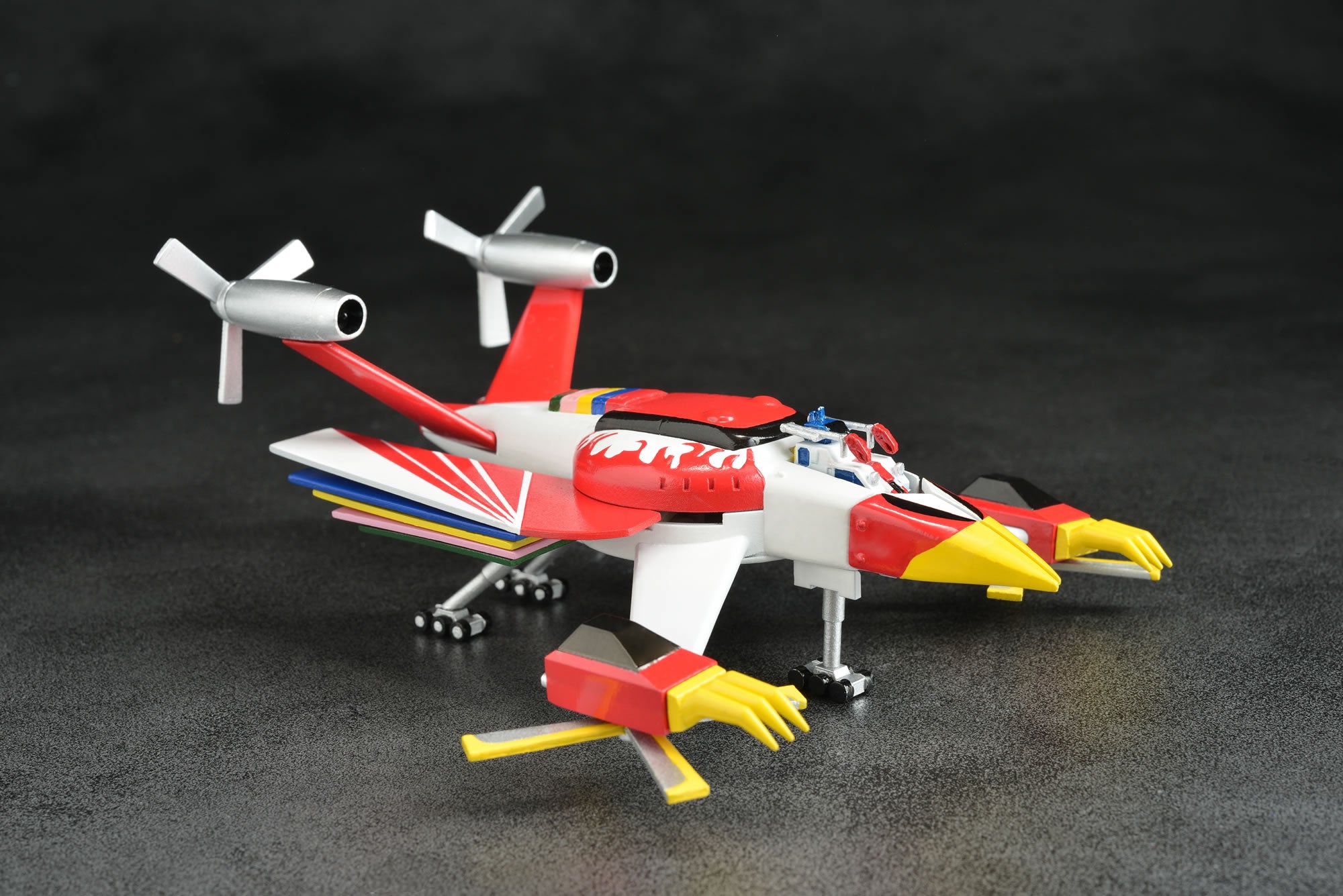 Himitsu Sentai Gorenger's Evolutionary Varidorin Toy with Multiple Accessories