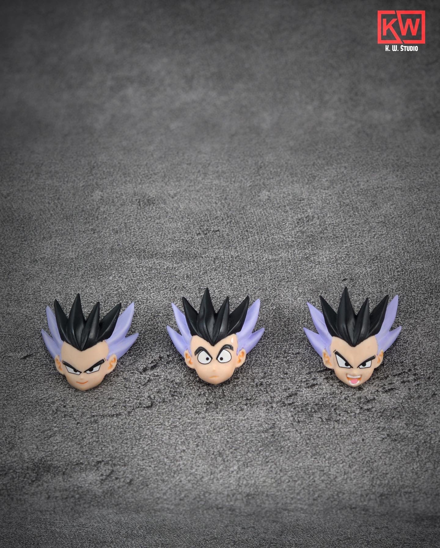 KW Studio Customizable Fused Kid Ape Head Set for SH Figuarts Gotenks