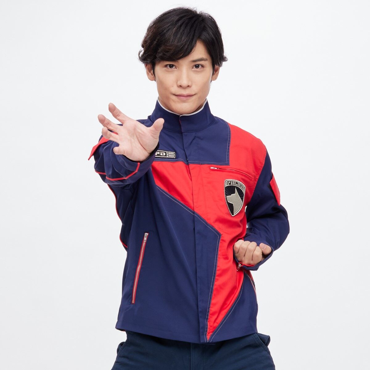 Deka Red S.P.D. Dekaranger Cosplay Polyester Jacket for Costume Enthusiasts