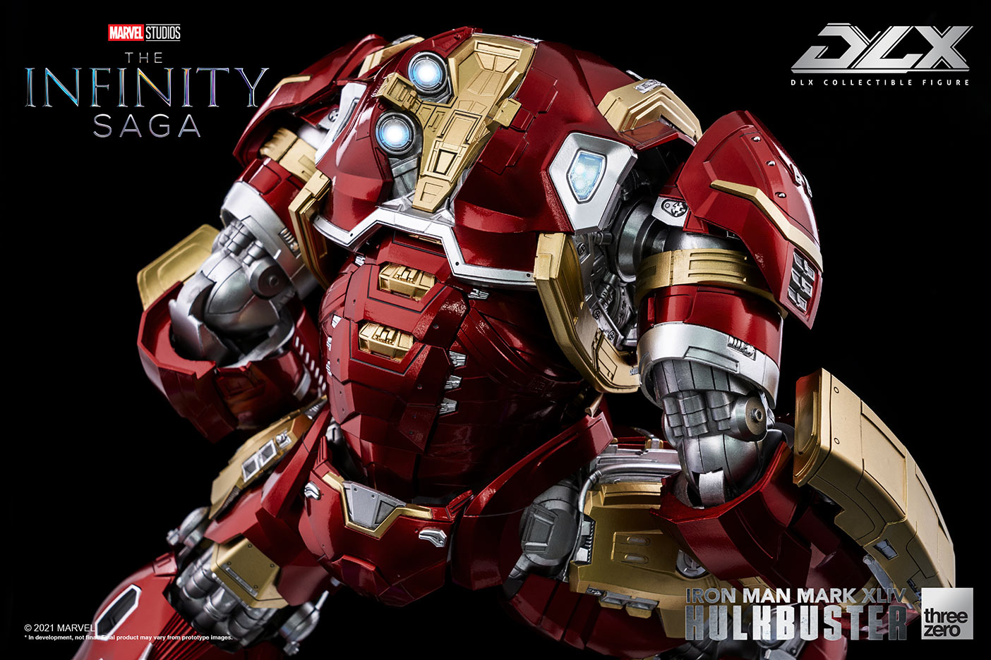 DLX Infinity Saga Die - Cast Iron Man Mark 44 Hulkbuster Armor with LED Lights