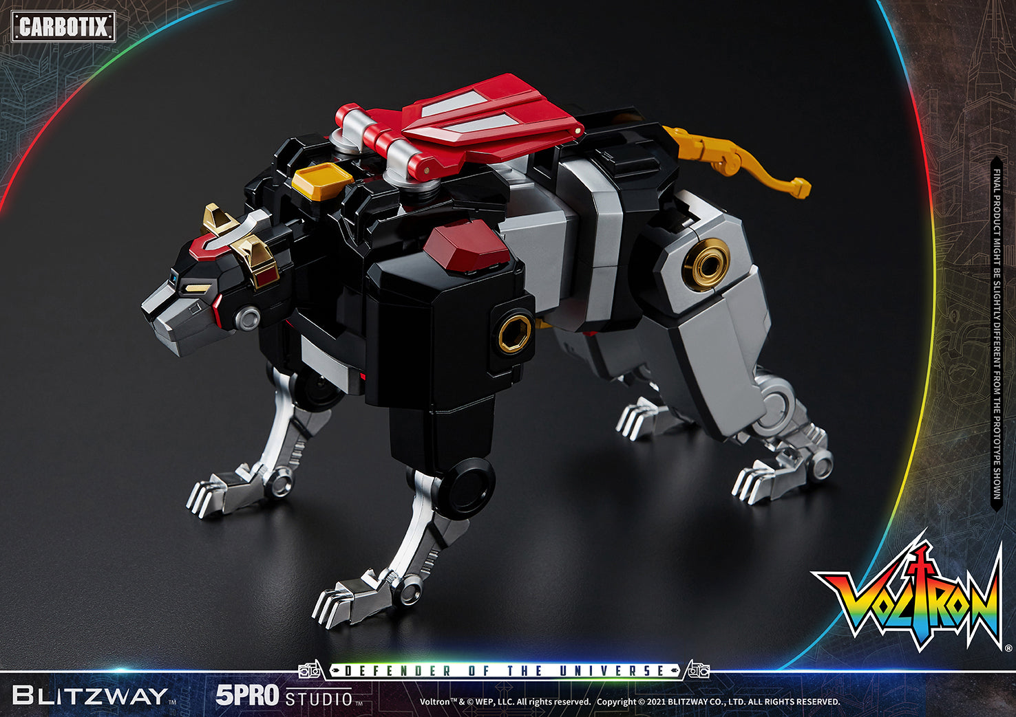 Blitzway High - Quality Collectible Carbotix Voltron Figure from Voltron Anime Series