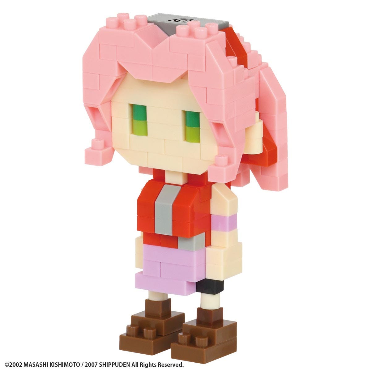 Nanoblock Miniature Figure of Sakura Haruno from Naruto Shippuden Anime Series