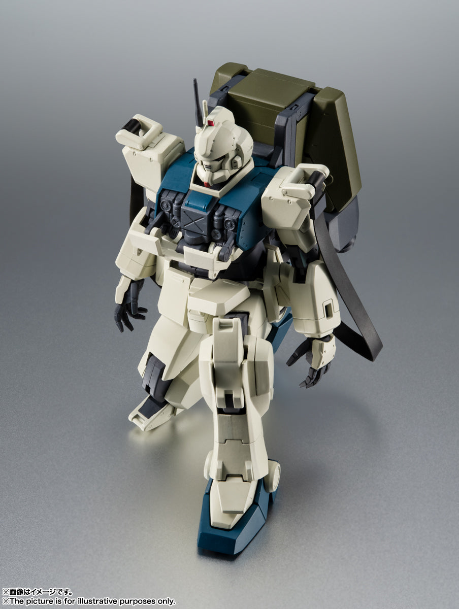 Bandai's Robot Damashii (SIDE MS) Action Figure - RX-79(G) Ez-8 Gundam Ez-8 Version Animated Style