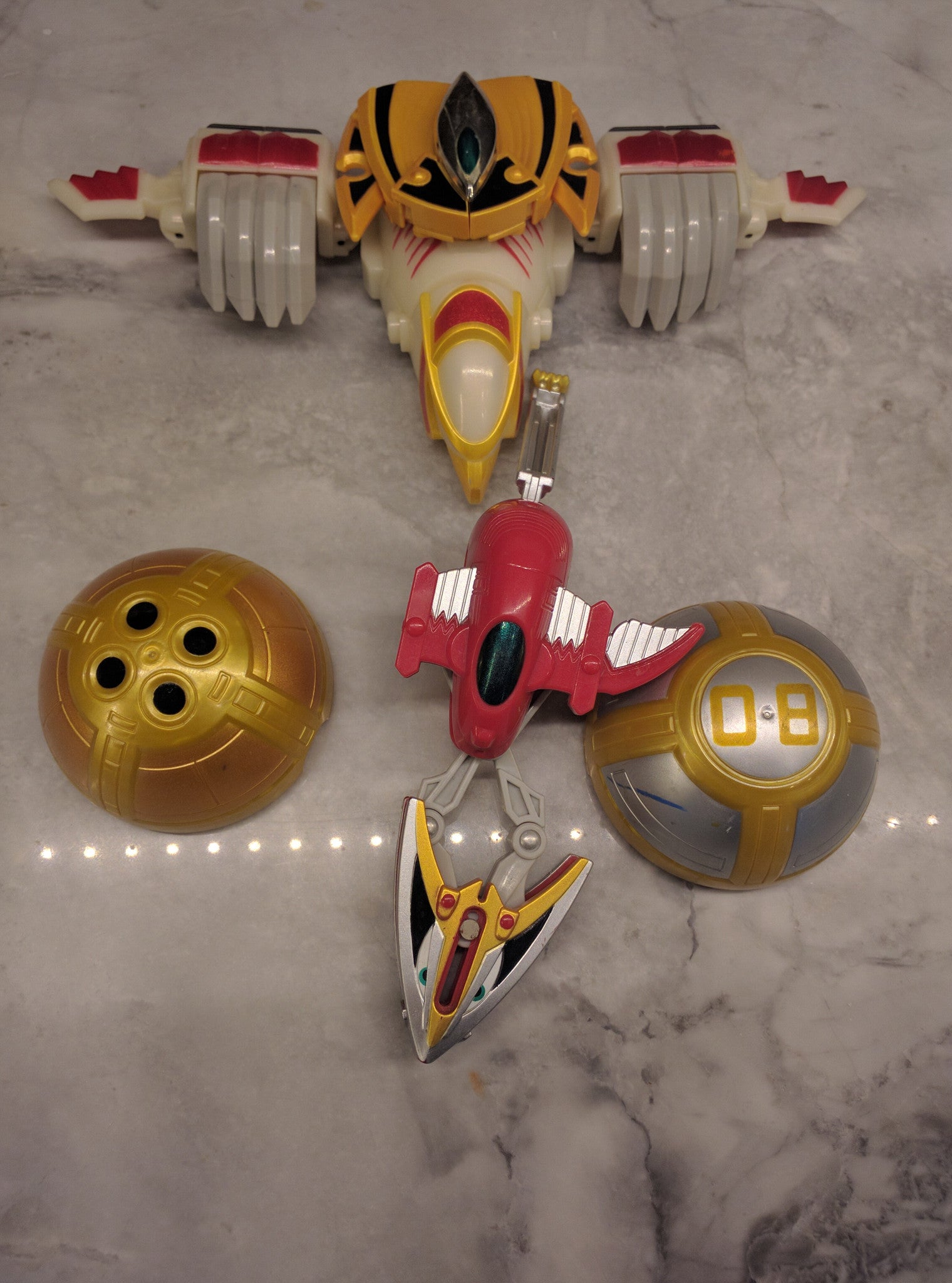 DX Tricondor with Exclusive Ball 08 from Hurricaneger Movie