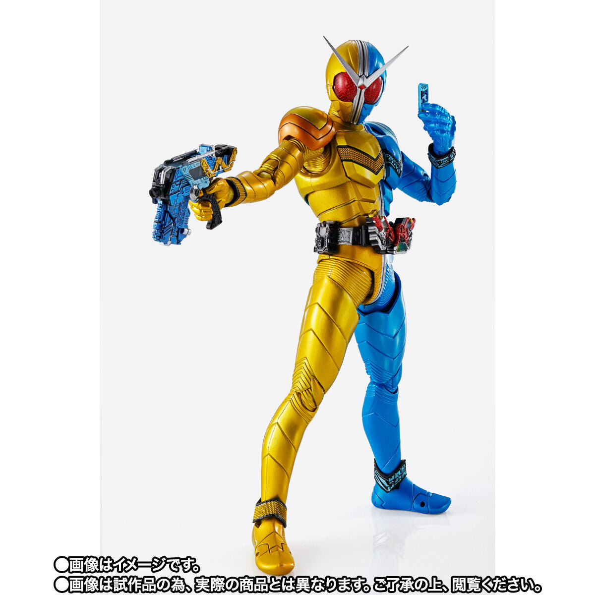 Fuuto PI Anime Blu - ray Disc Volume 2 and SH Figuarts Kamen Rider W Luna Trigger Anime - Style Collectible Set