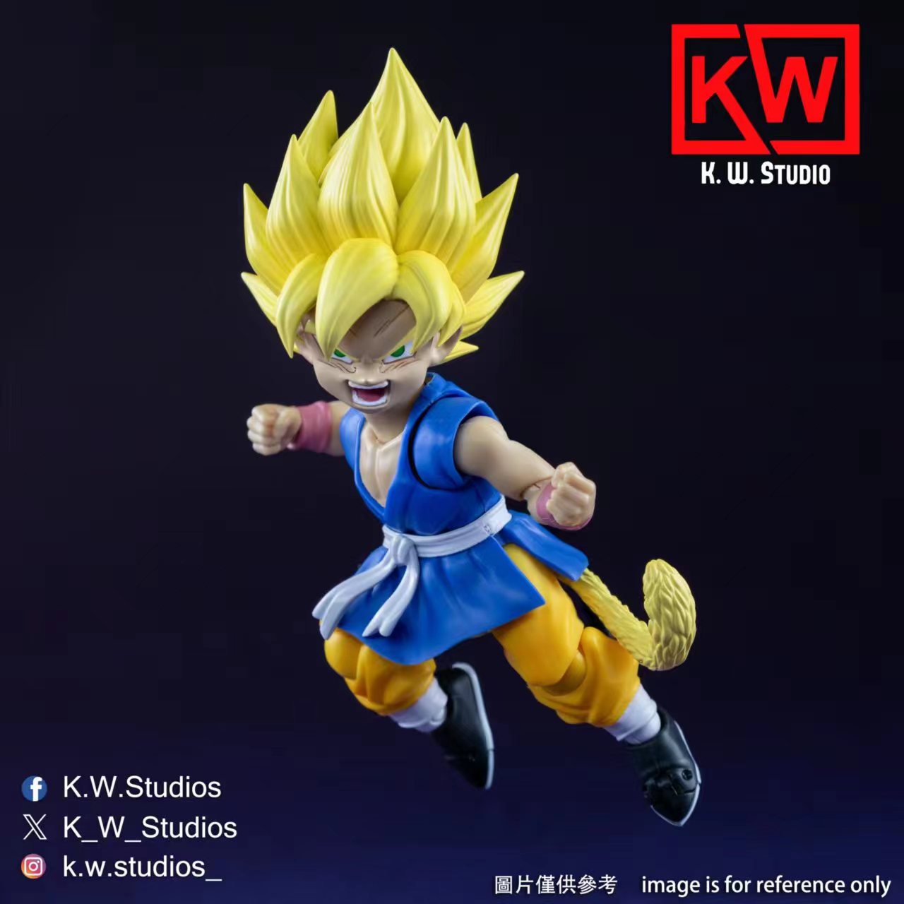 KW Studio KW003 Super Ape Levels 1 and 2 Headset - Optional Upgrade Parts for SH Figuarts Son Goku GT