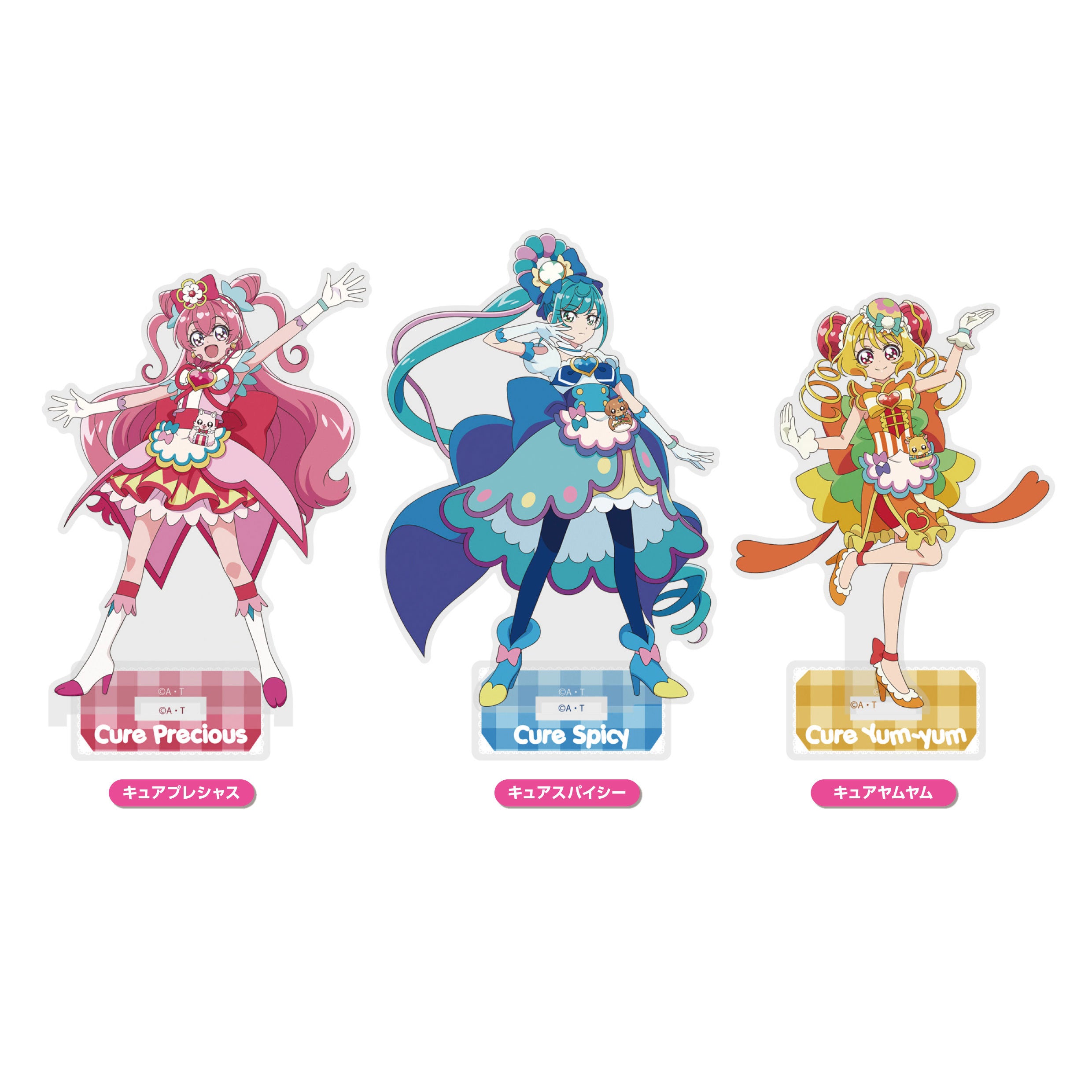 Adorable Delicious Party Precure Acrylic Display Stands for Collectibles