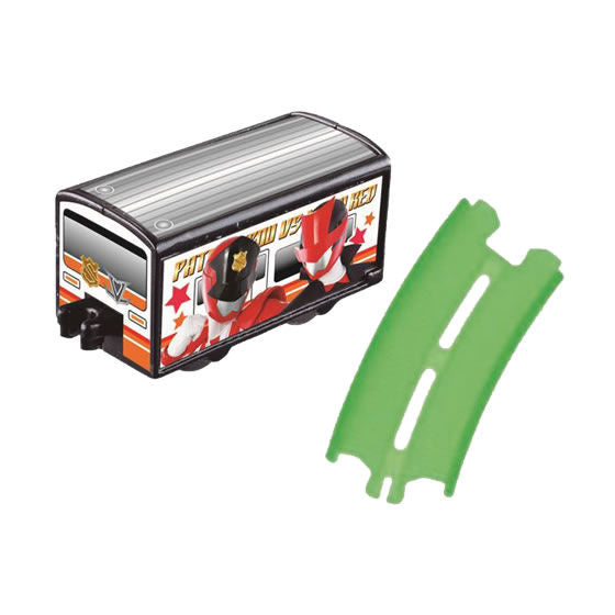 Lupinranger VS Patoranger Collectible Chararail Set with Winding Main Cars