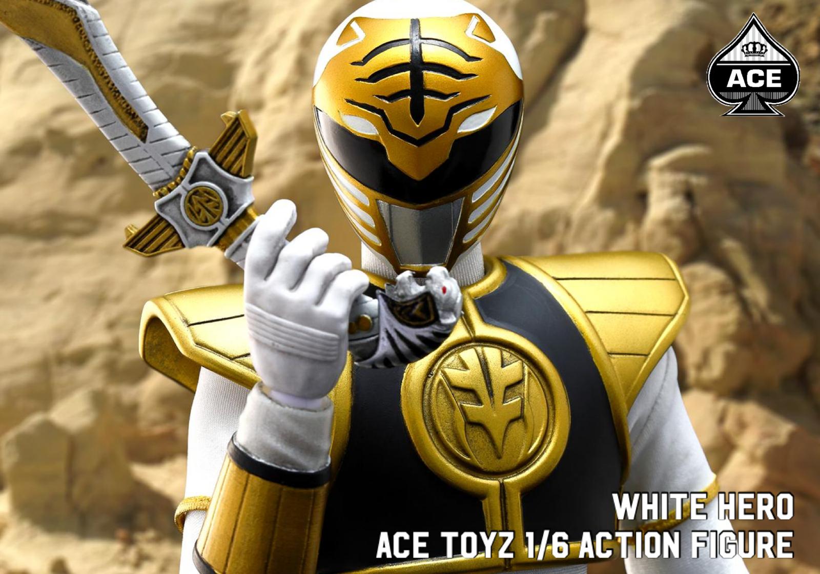 Ace Toyz Collectible White Hero Action Figure CMSH - 07