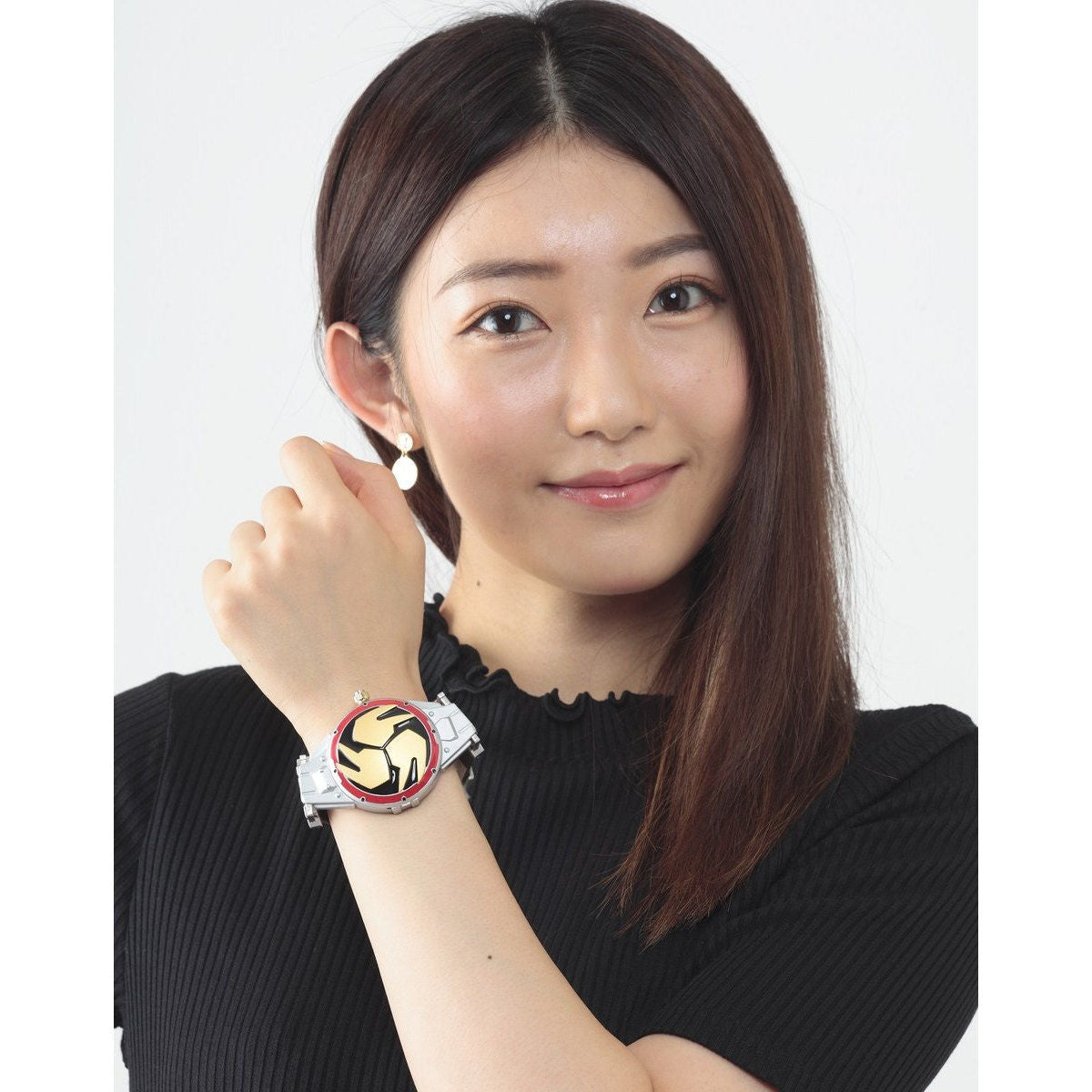 Hibiki Drum Style Live Action Wristwatch with Chinese Numerals