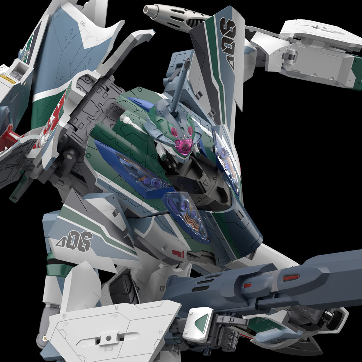 Macross DX Chogokin VF-31AX Kairos-Plus Model (For Bogue Con-Vaart Use) - A Collectible Anime Figure
