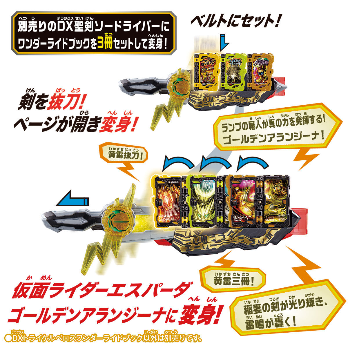 DX Tri Cerberus Wonder Ride Book - An Exciting Collectible Book Product