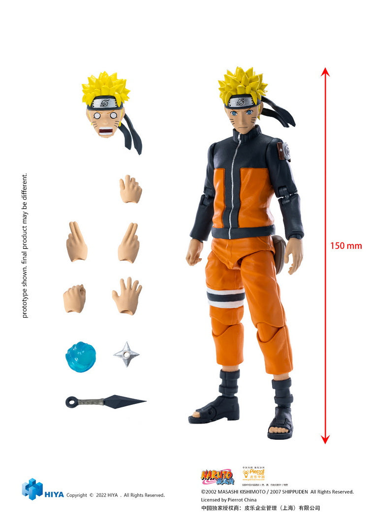 HIYA Toys 1/12 Scale Exquisite Naruto Uzumaki Action Figure