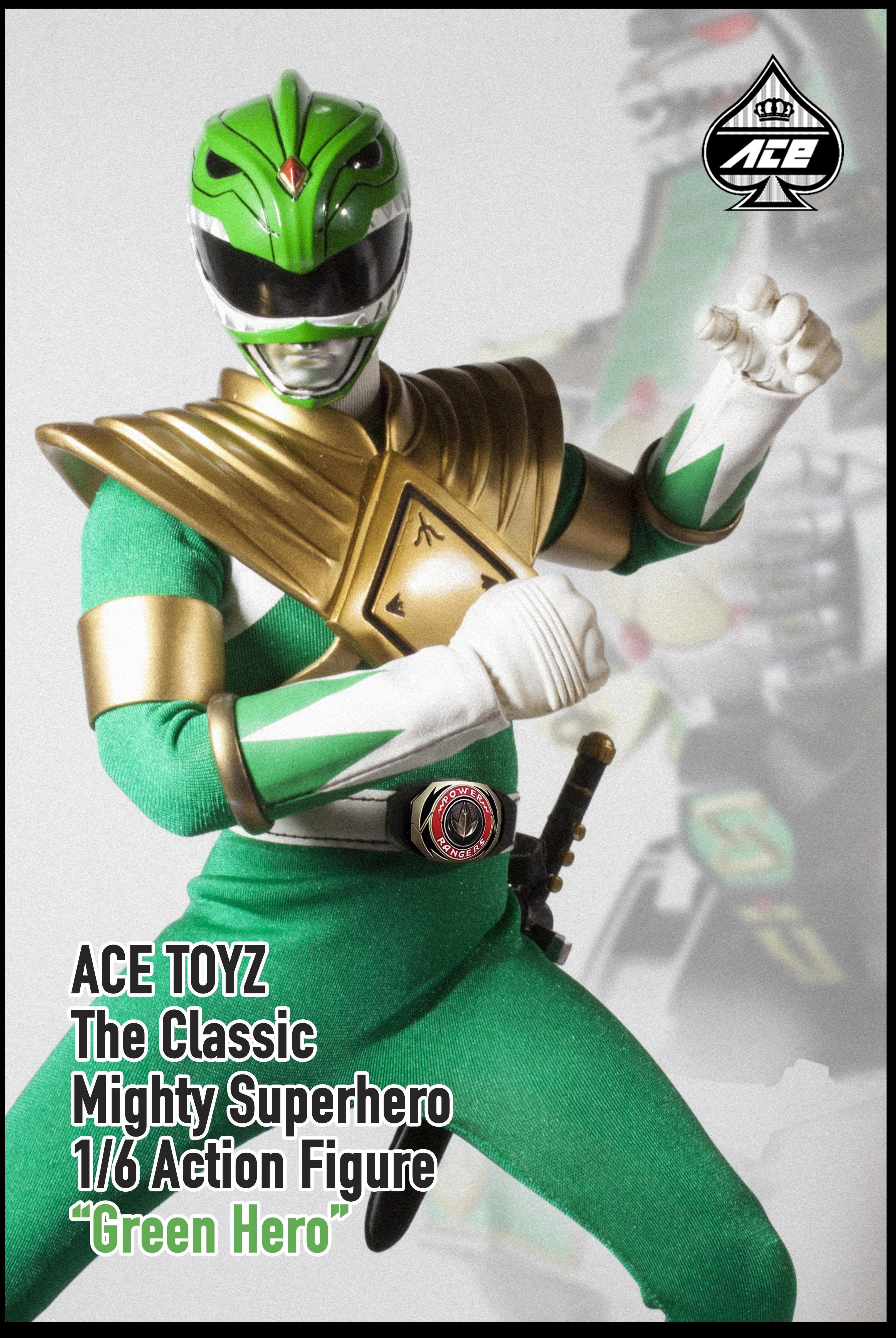 Ace Toyz 1:6 Scale Green Hero Figure - CMSH-06 with Accessories