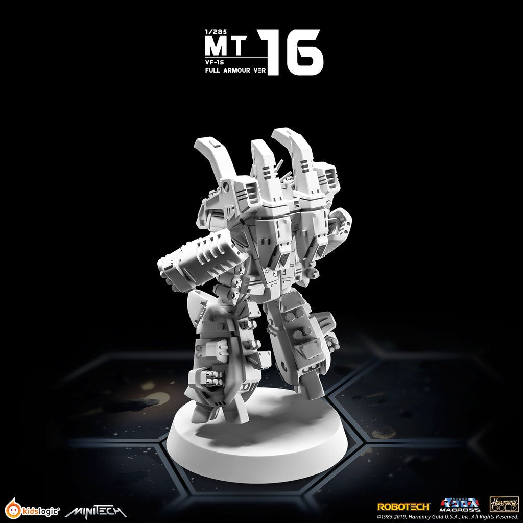 Minitech MT16 VF-1S Fully Armored Version Miniature Model from Macross/Robotech Series