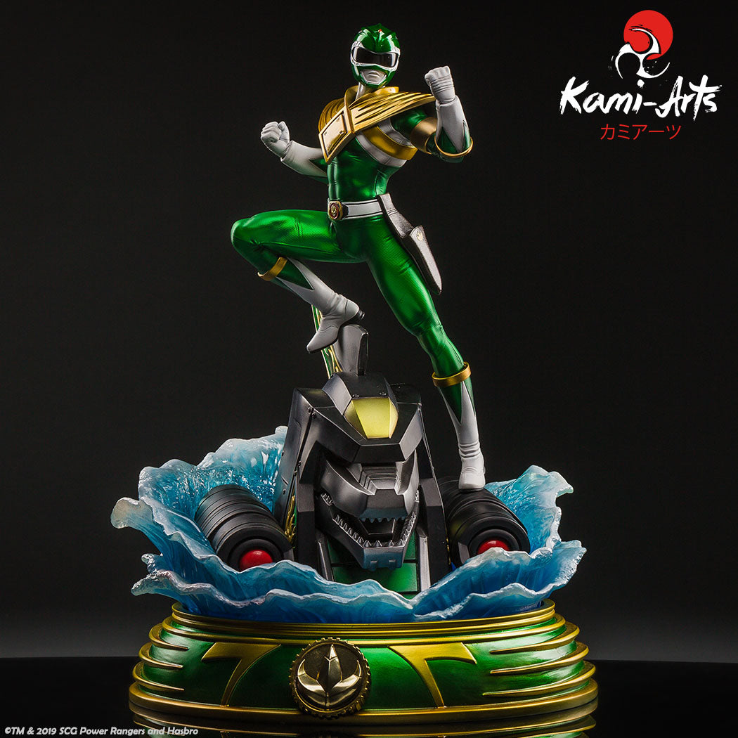 Collectible Kami-Arts 1:6 Scale Mighty Morphin Power Rangers Green Ranger Statue