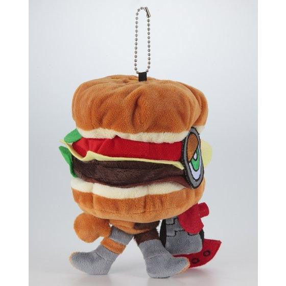 Cute Ex - Aid Burgermon Stuffed Plush Toy, 6.5 - inch