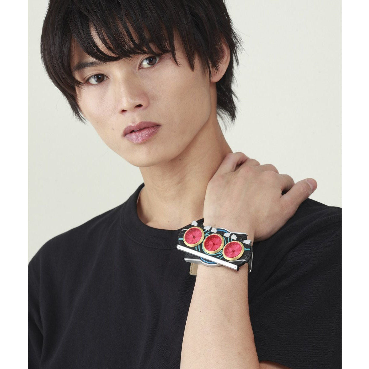 Kamen Rider OOO Live - Action Style Collectible Watch with Swappable Medals