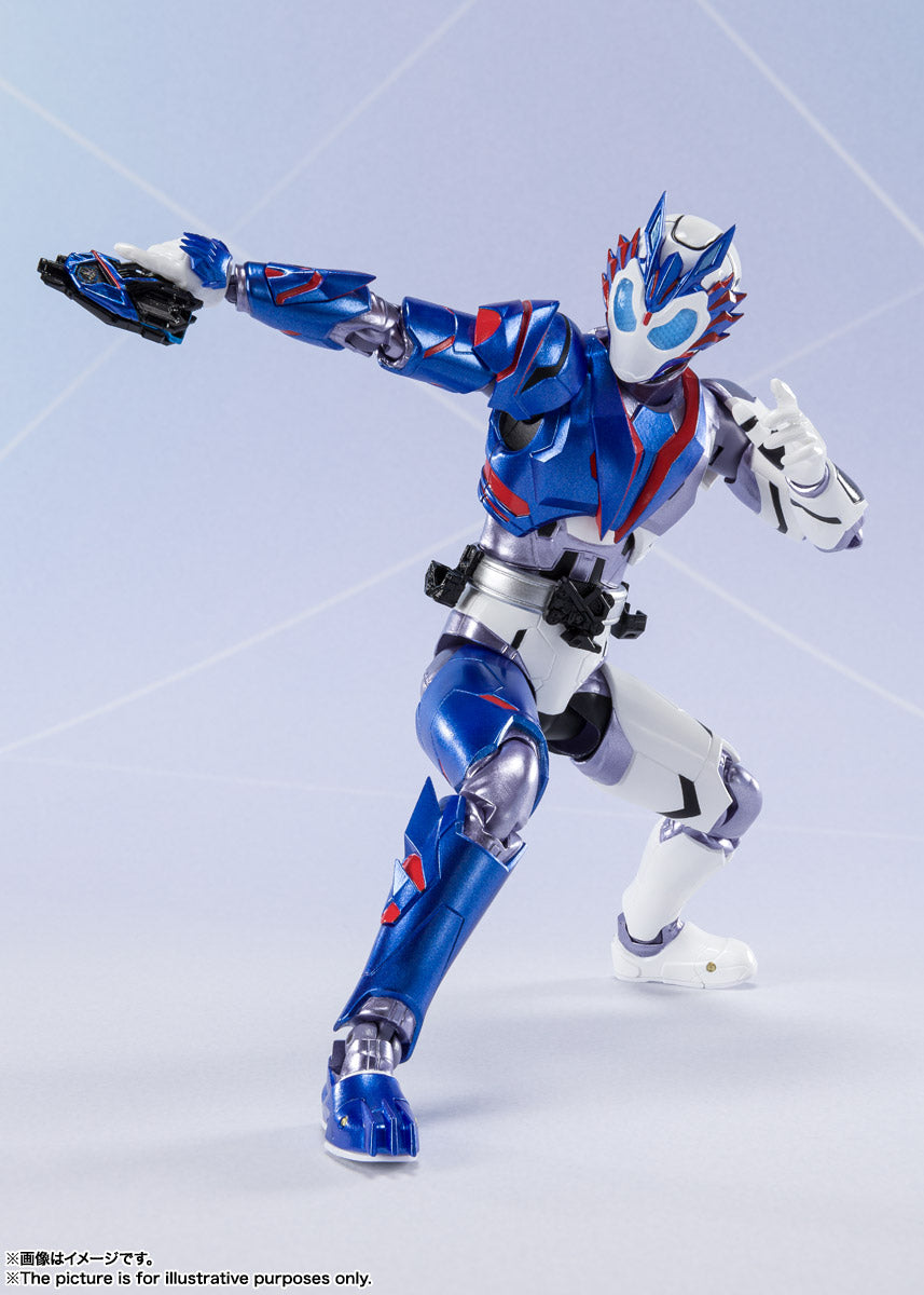 SH Figuarts Collectible Action Figure - Kamen Rider Vulcan Shooting Wolf Version