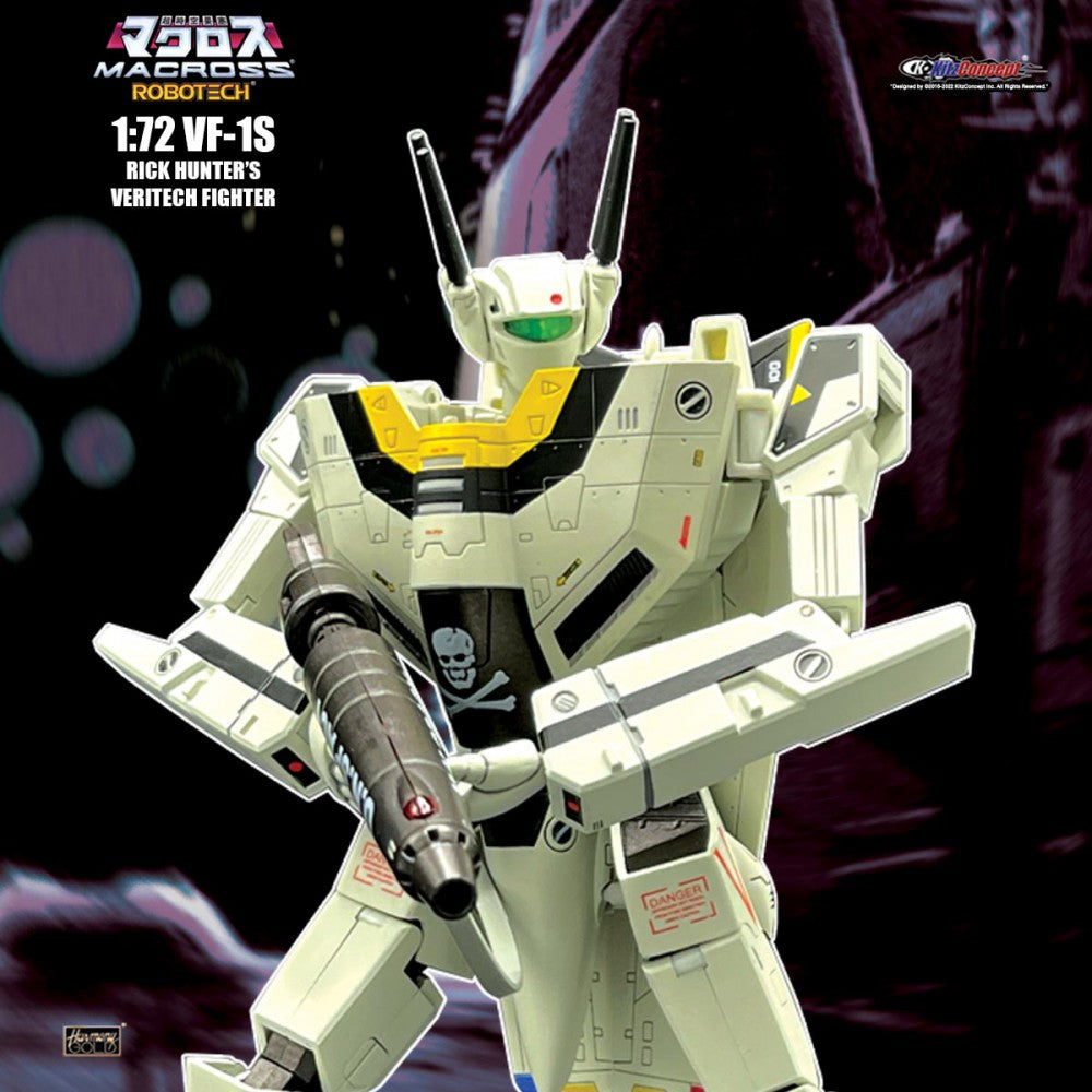 Macross 1/72 Scale Limited Edition VF-1S Veritech Fighter Model in Rick Hunter's Color Scheme - KitzConcept Version 2