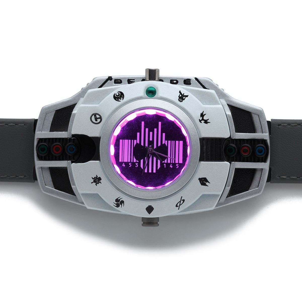Decade Live Action Stainless Steel LED Water-Resistant Wristwatch
