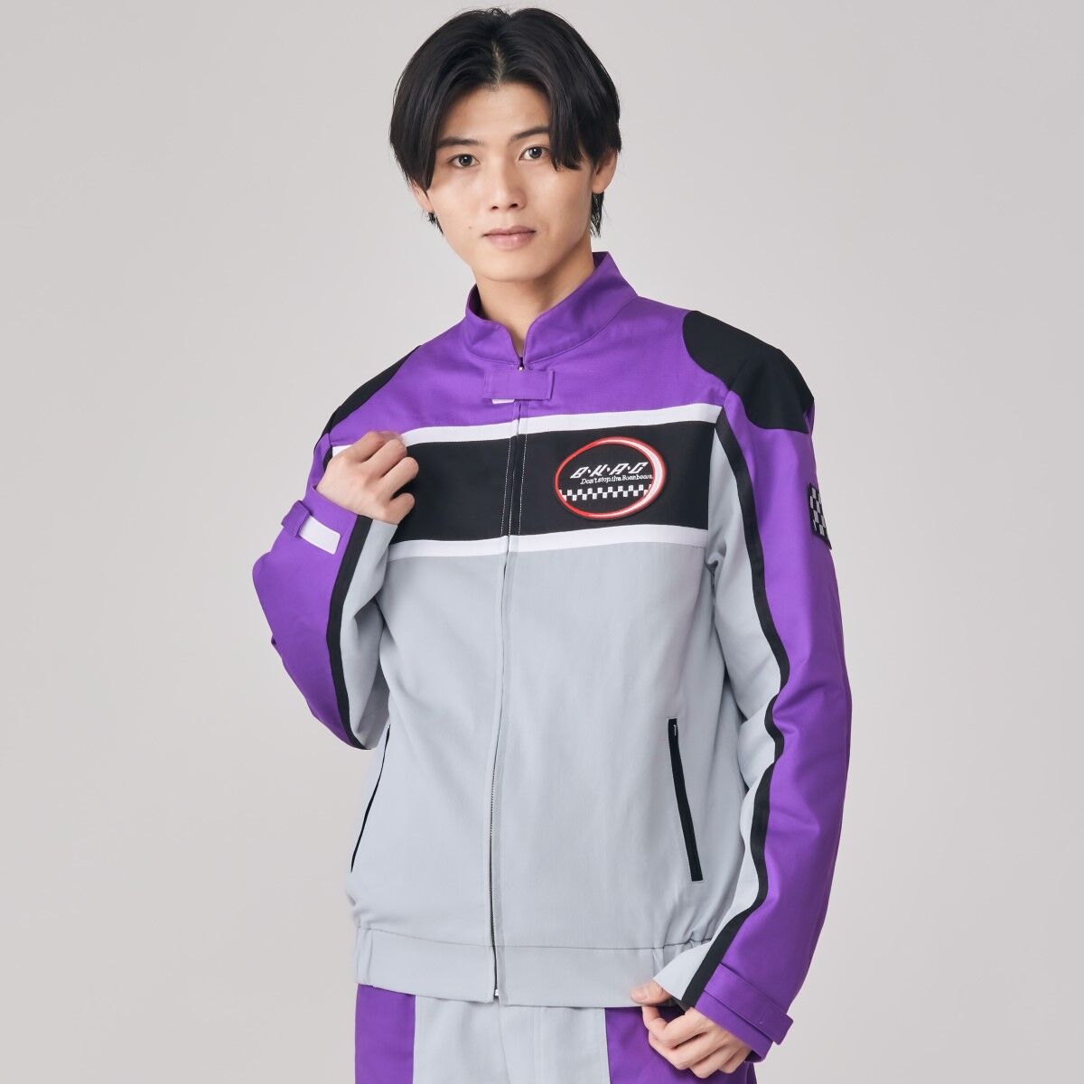 Boon Violet Racing Pit Crew Jacket for Men and Women