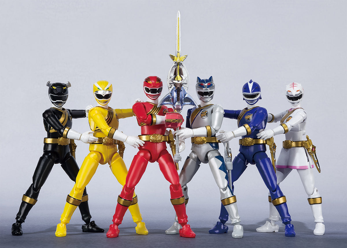 SHODO SUPER Gaoranger Action Figures Set