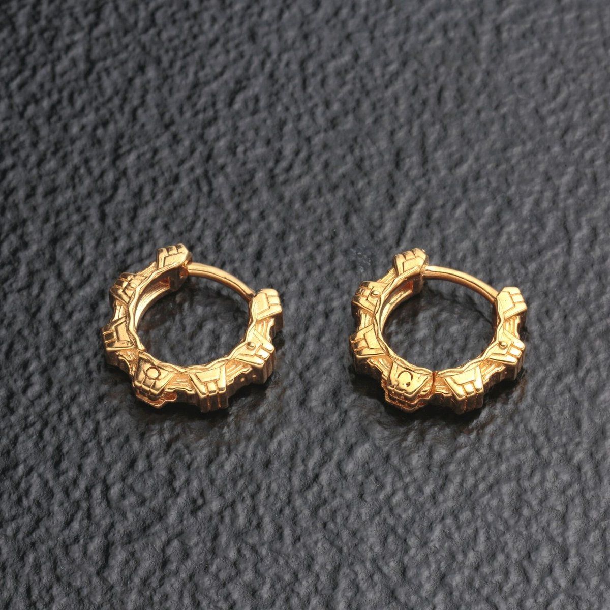 2021 Zenkaiger Plated Brass Earrings - 10mm Diameter, 2.5mm Thick