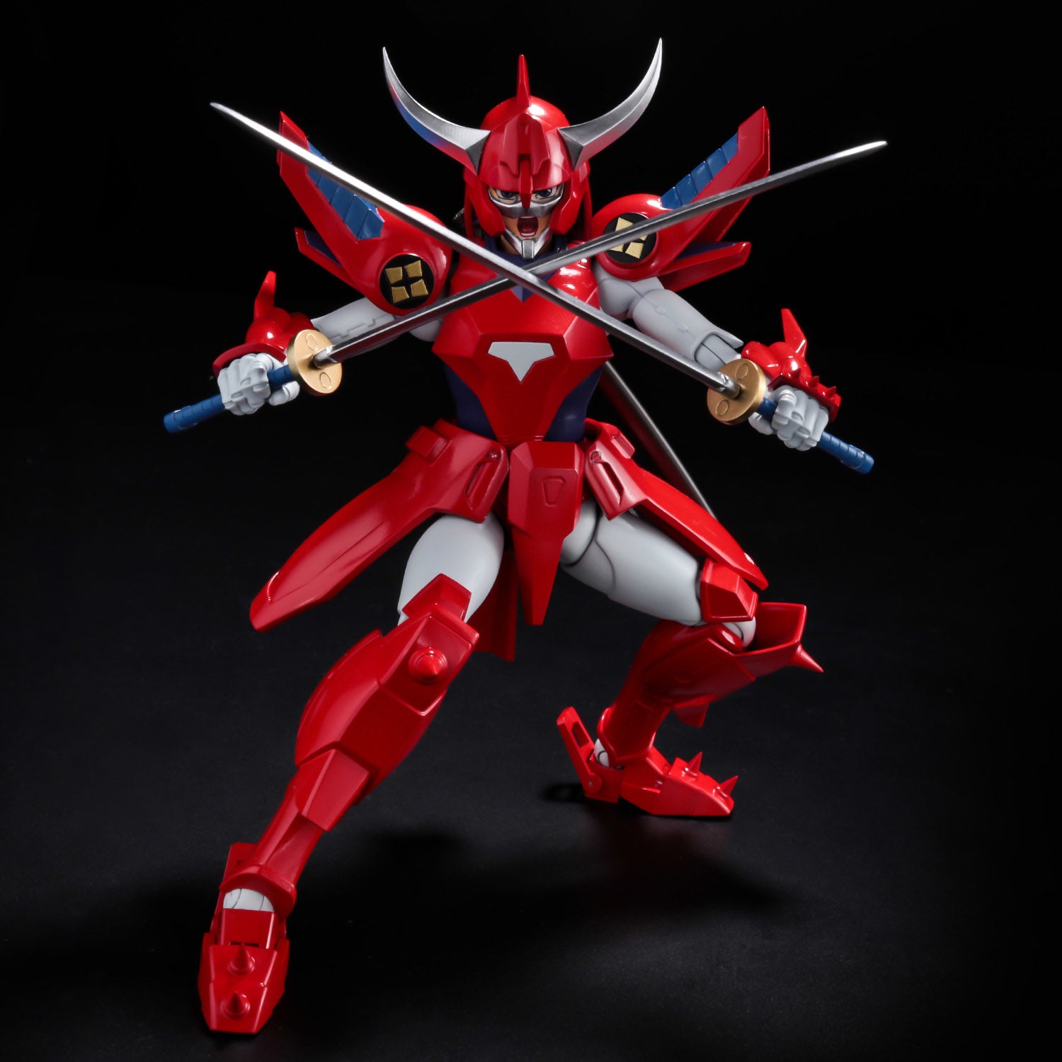Reissued Ronin Warriors Chou - Dan - Kadou Ryo Wildfire Action Figure with Attachable Armor