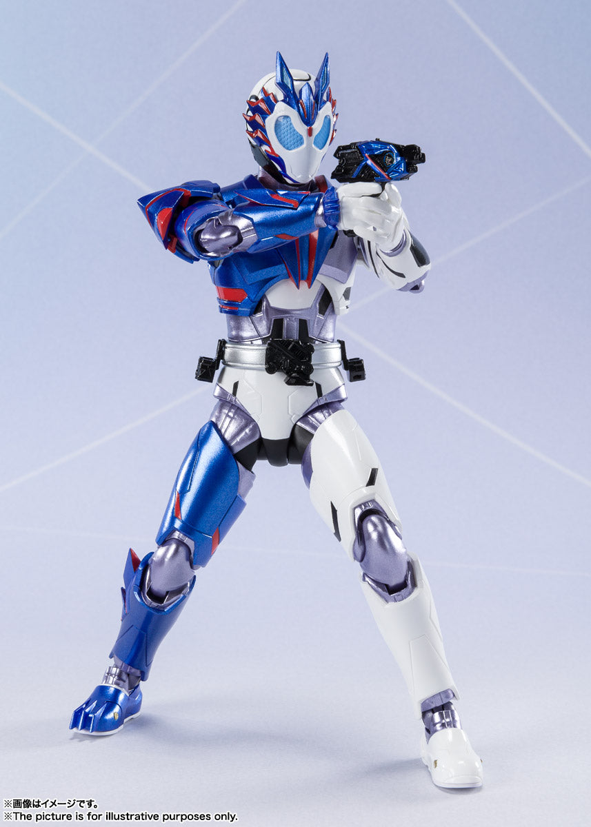 SH Figuarts Collectible Action Figure - Kamen Rider Vulcan Shooting Wolf Version
