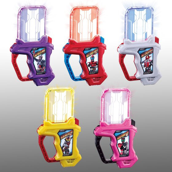 Exclusive Heisei Era Rider Gashat Set with 10 Unique Gashats