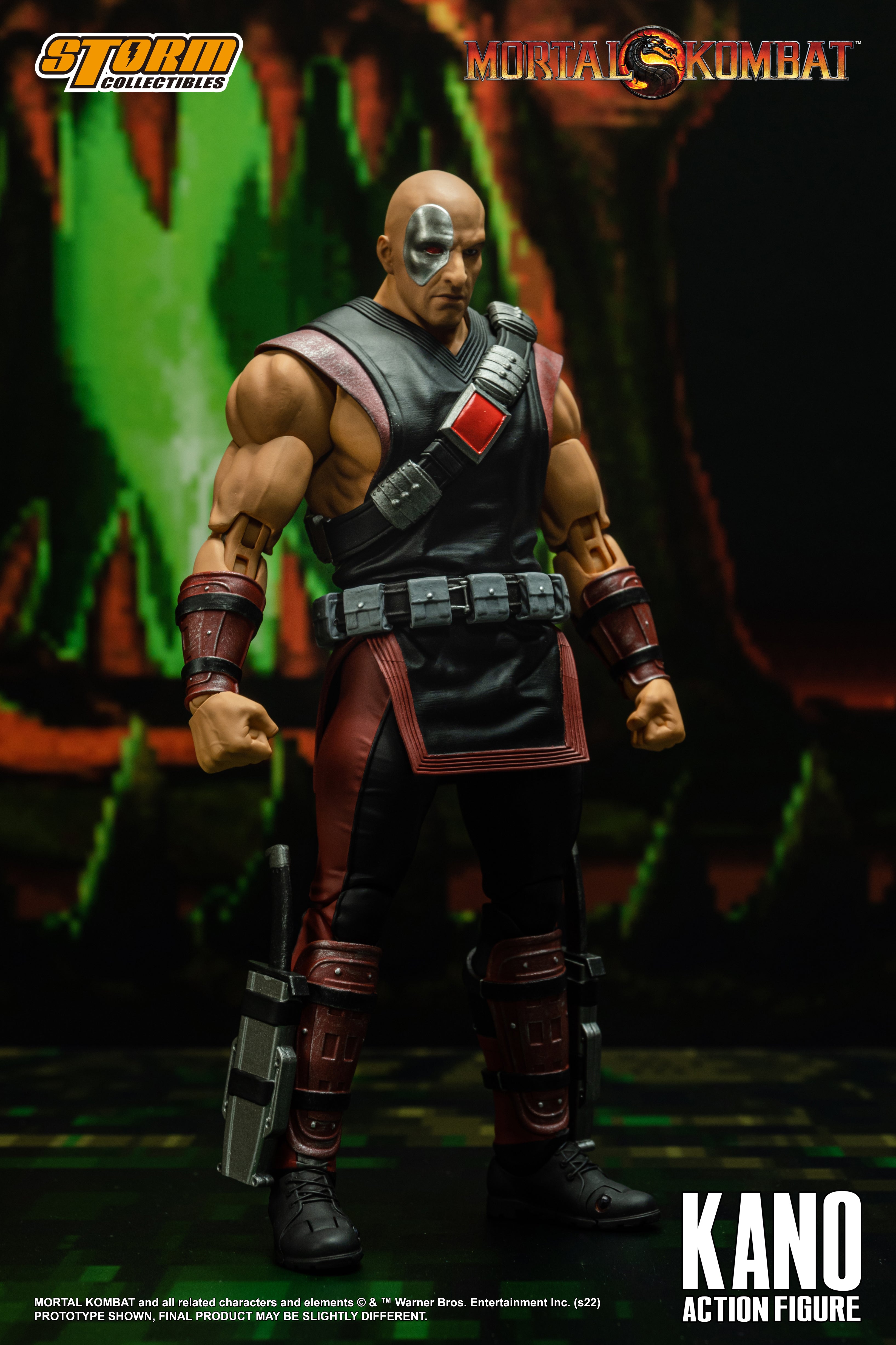 Kano Mortal Kombat Storm Highly-Detailed Collectible Action Figure