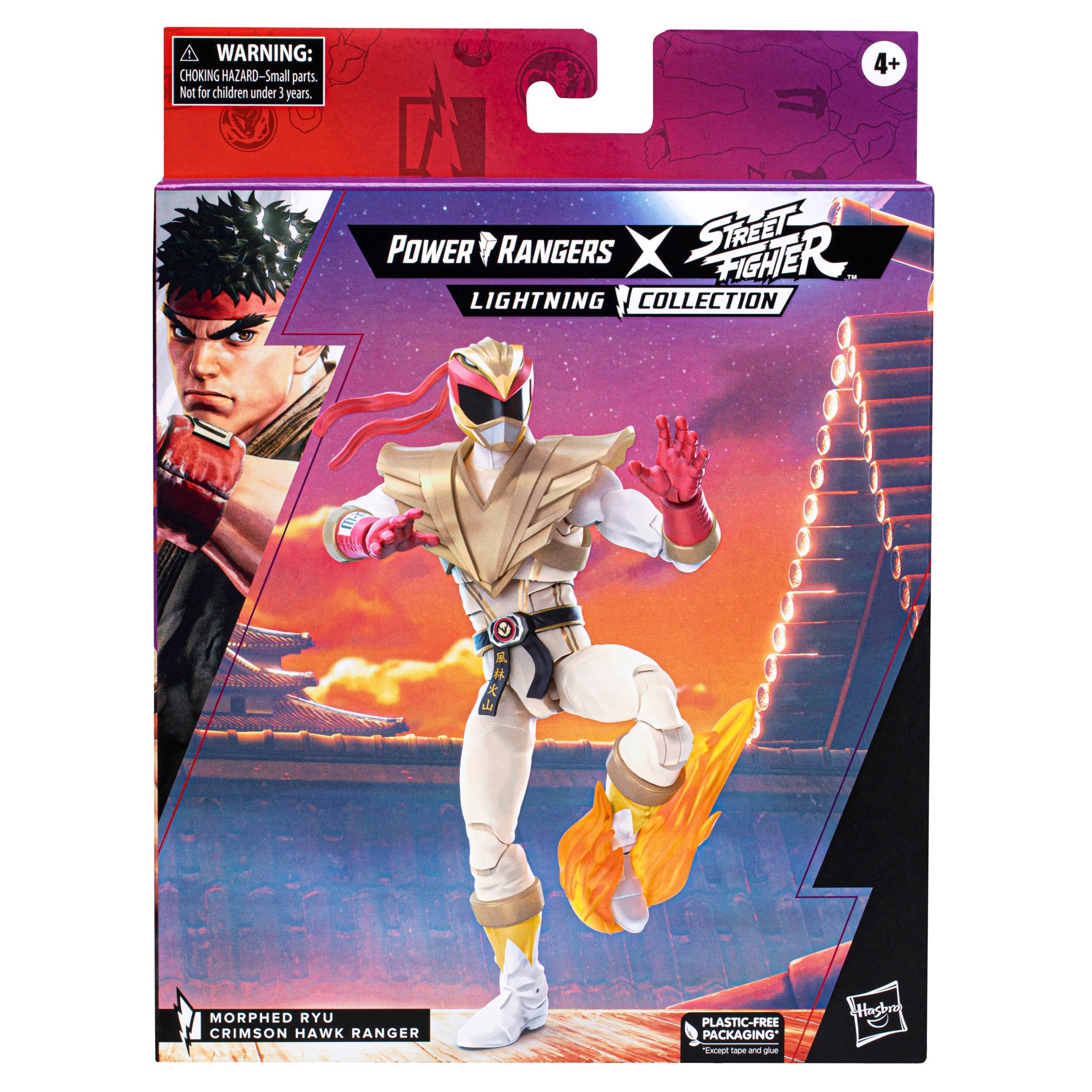 6 - inch Lightning Collection Morphed Crimson Hawk Ranger Ryu Action Figure
