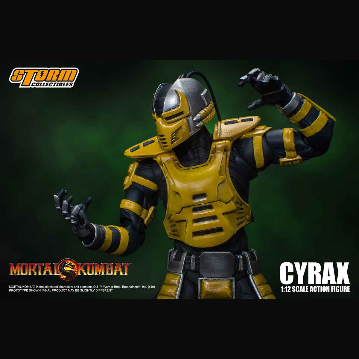 Storm Collectibles Mortal Kombat Action Figure - Cyrax with Signature Accessories