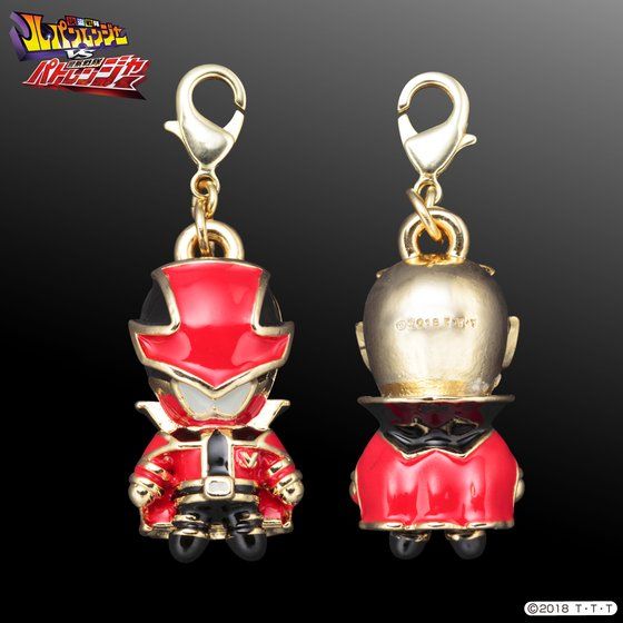 Exquisitely Hand - painted Lupinranger and Patoranger Metal Collectible Charms