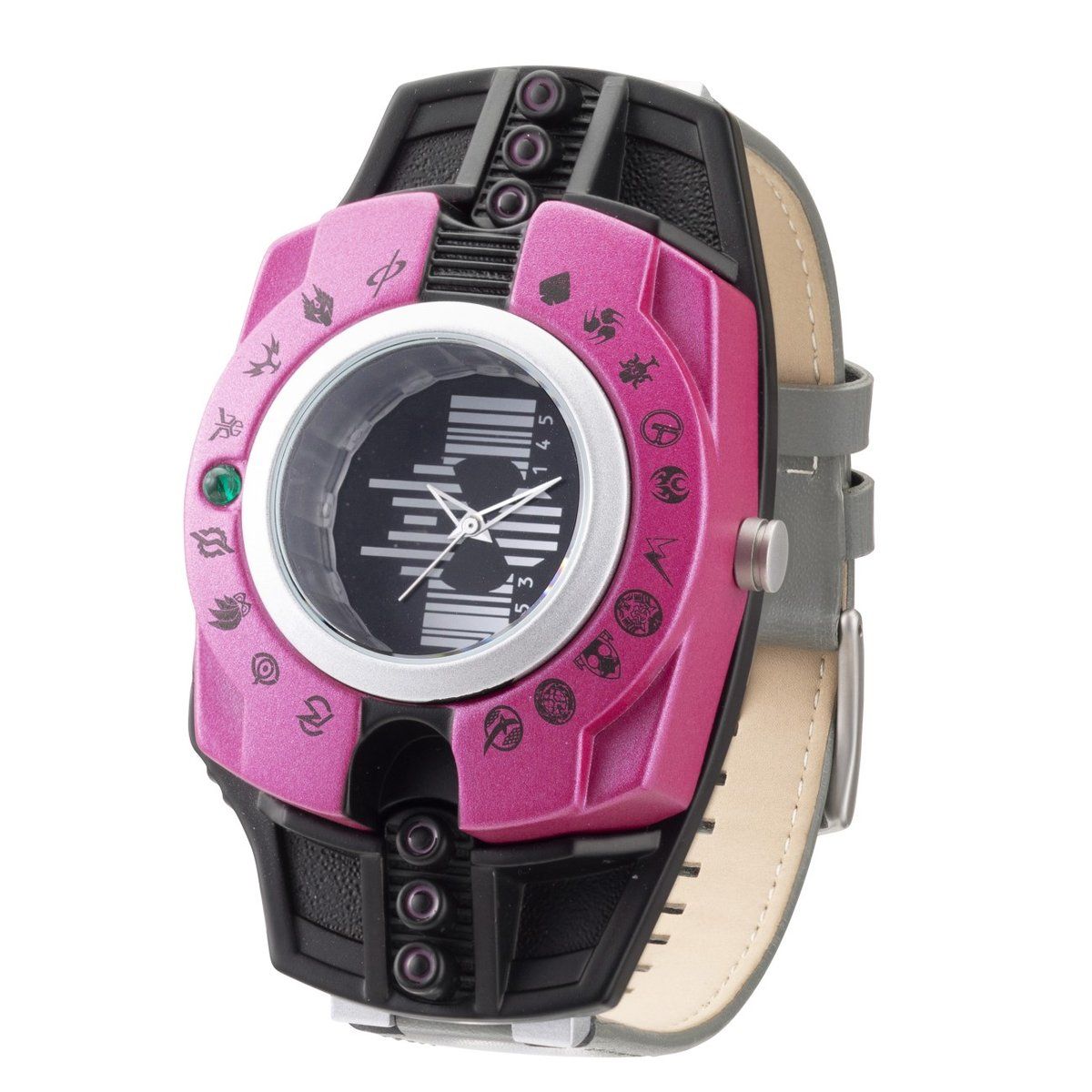 Neo Decade Water-Resistant Stainless Steel Live Action LED Watch