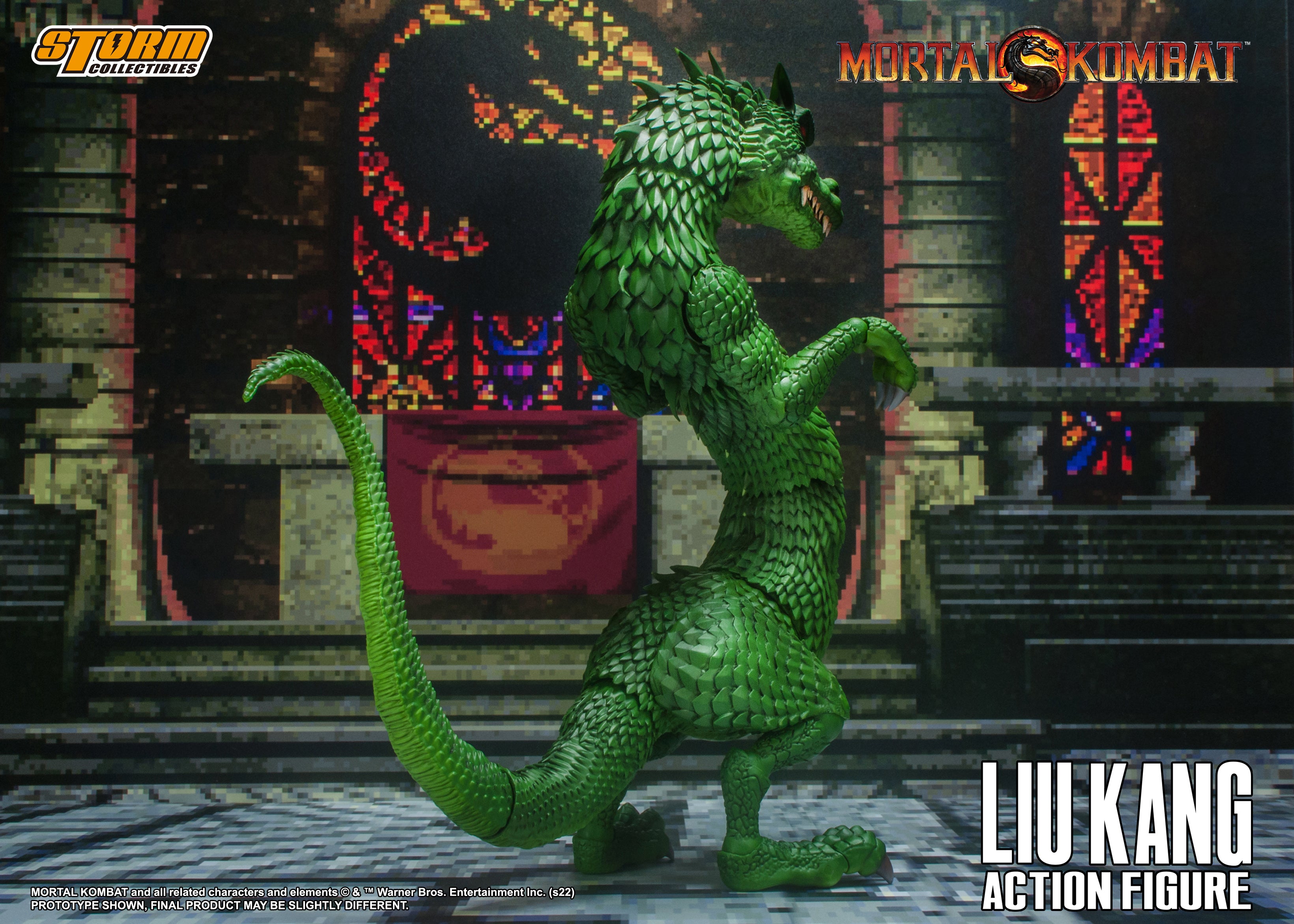 Storm Collectibles 1/12 Scale Liu Kang Action Figure from Mortal Kombat - A Highly Detailed Collectible Toy