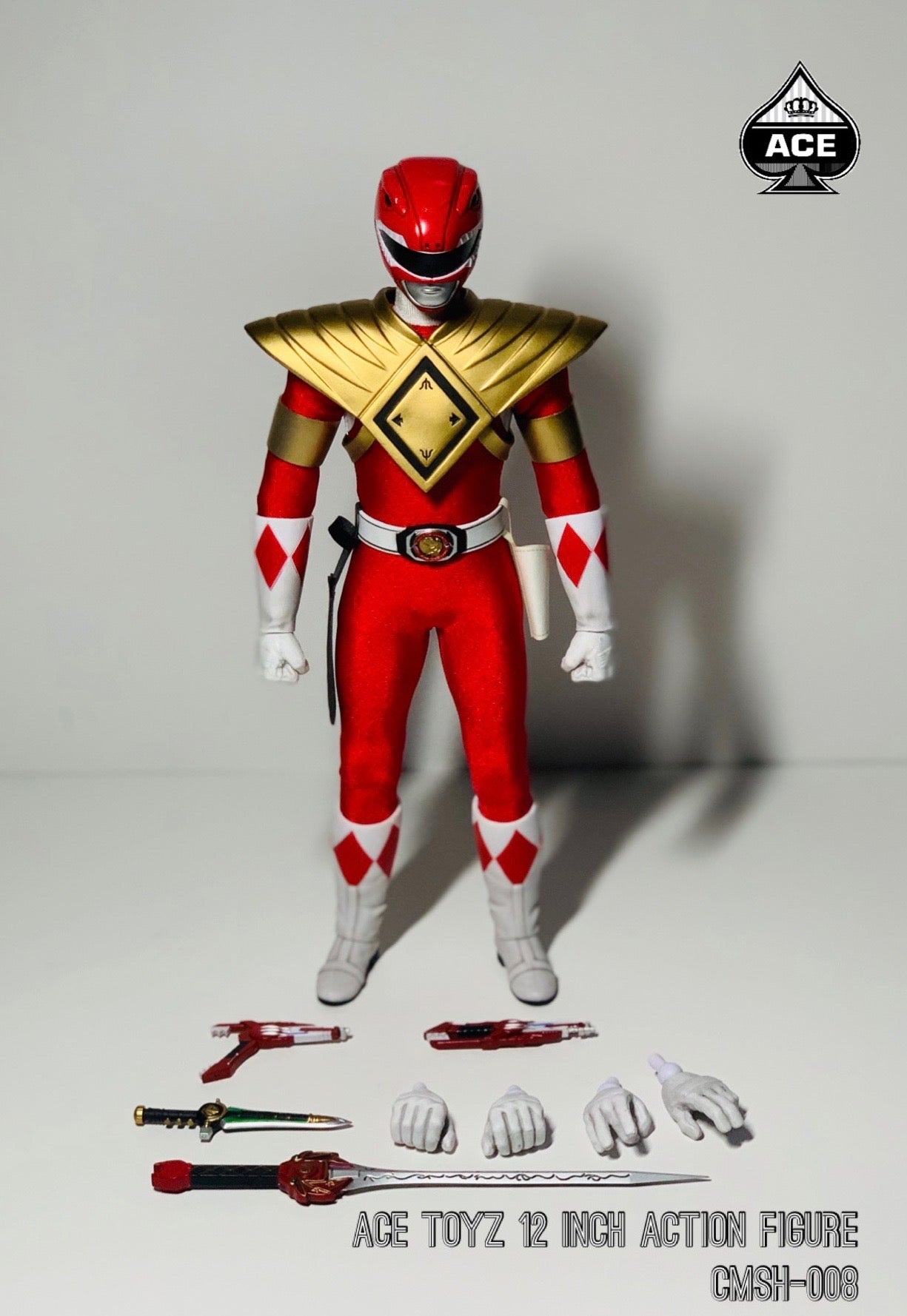 Ace Toyz Shining Golden - Red Super Hero Action Figure