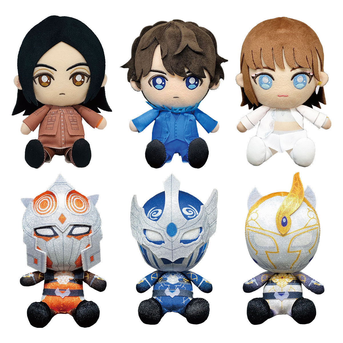 Don Brothers Noto 6-piece Plush Set with Civilian and Monster Forms