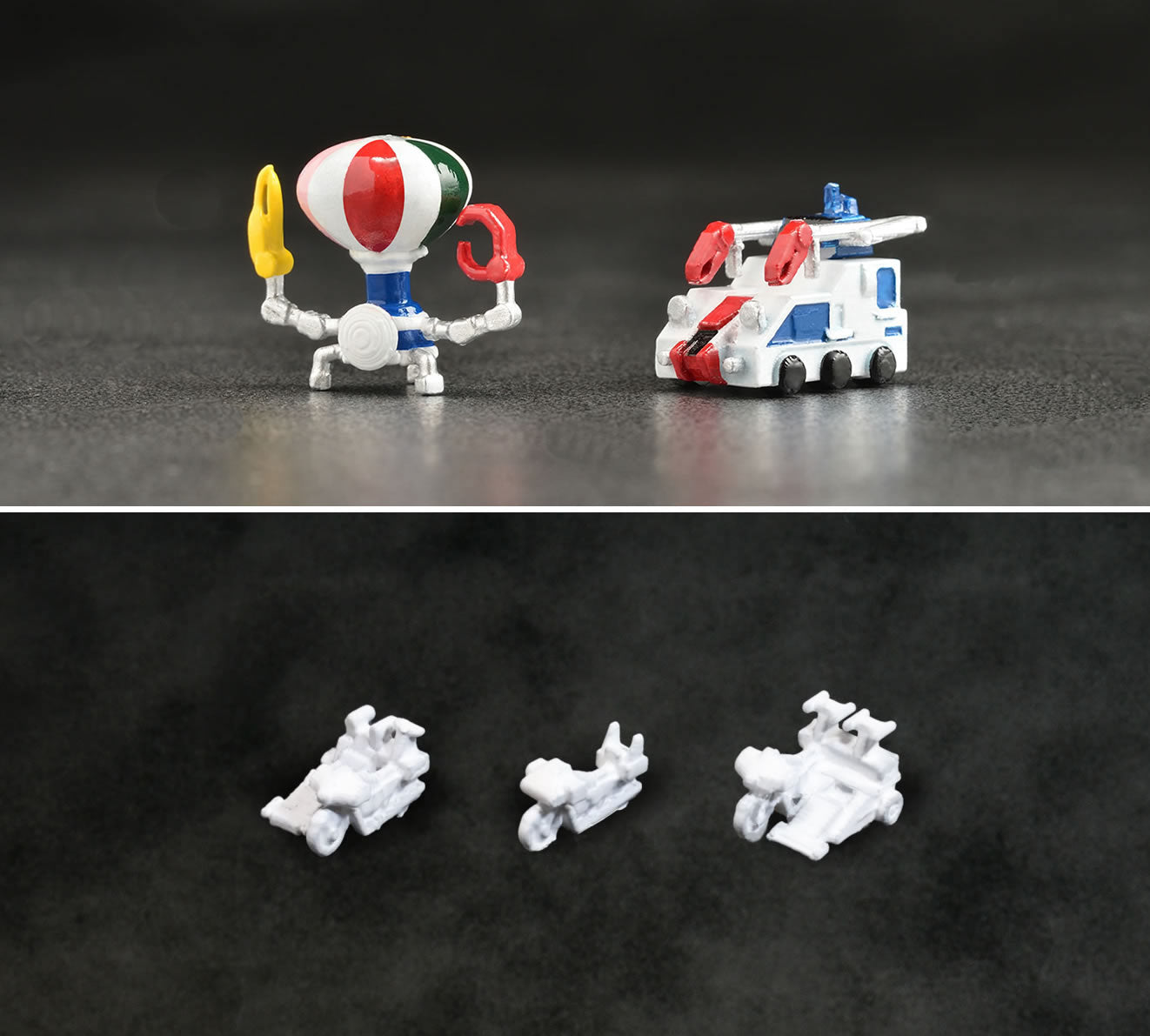 Himitsu Sentai Gorenger's Evolutionary Varidorin Toy with Multiple Accessories